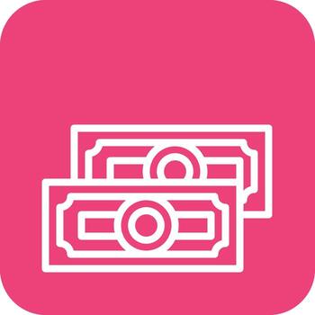 fijo activo vector icono