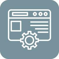 Website Settings Vector Icon