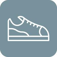 icono de vector de zapatos casuales