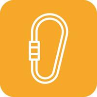 Carabiner Vector Icon