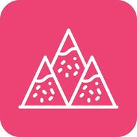 Mountains Vector Icon