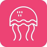 Jellyfish Vector Icon