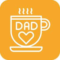 DAD Mug Vector Icon