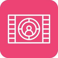 Cinema Screen Vector Icon