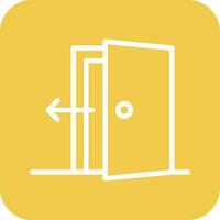 Exit Door Vector Icon