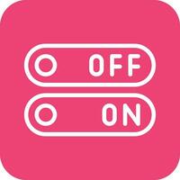 On Off Switch Vector Icon