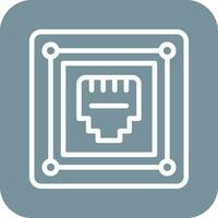 Telephone Socket Vector Icon