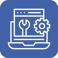 Web Maintenance Vector Icon
