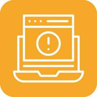 Website Error Vector Icon