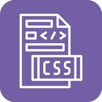 CSS File Vector Icon