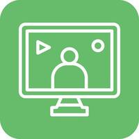 User Live Streaming Vector Icon