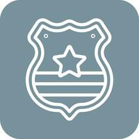 Police Badge Vector Icon