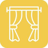 Curtains Vector Icon
