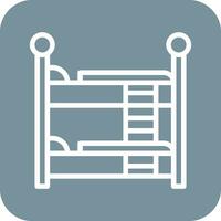 Bunk Bed Vector Icon