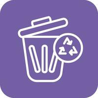 Trash Recycle Vector Icon