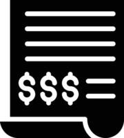 Invoice Vector Icon
