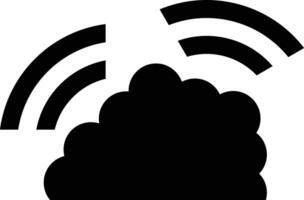 Cloud Wifi Vector Icon