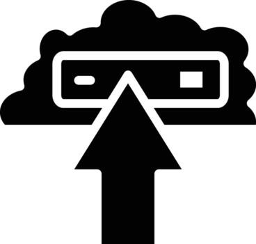 Cloud Upload Vector Icon