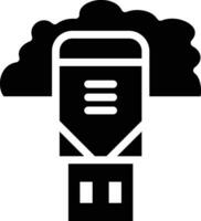 Cloud USB Vector Icon