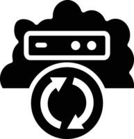 Cloud Backup Vector Icon