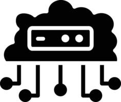 Cloud Networking Vector Icon