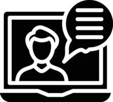 Online Lecture Vector Icon