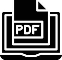 icono de vector de pdf