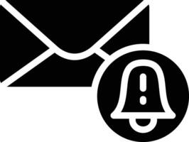 correo electrónico notificación vector icono