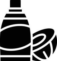 icono de vector de aceite de coco