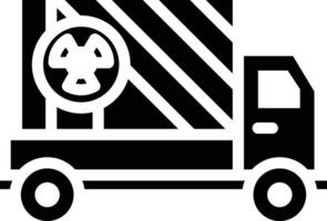 Neclear Truck Vector Icon