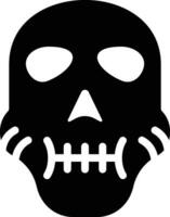 icono de vector de calavera