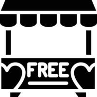 Donation Stall Vector Icon