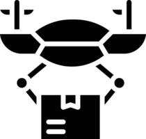 Drone Delivery Vector Icon