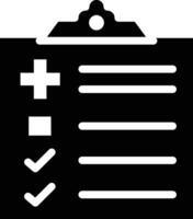 Patient Checklist Vector Icon