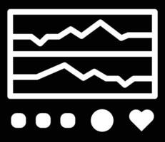 Electrocardiogram Vector Icon