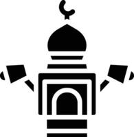 adhan llamada vector icono