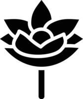 icono de vector de flor de loto