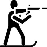 Biathlon Vector Icon