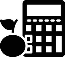 Calorie Calculator Vector Icon