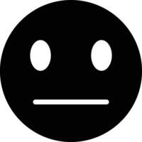 Expressionless Face Vector Icon