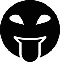 Squinting Face with Tongue Vector Icon