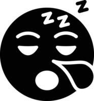 Sleepy Face Vector Icon