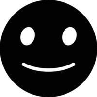 Slightly Smiling Face Vector Icon