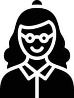 antiguo mujer vector icono