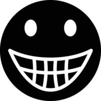 Grinning Face with Big Eyes Vector Icon