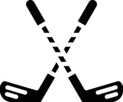 Golf Sticks Vector Icon