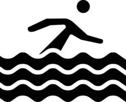 Swimming Person Vector Icon