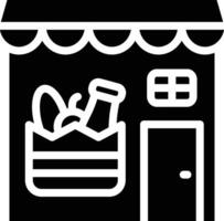 Groceries Store Vector Icon