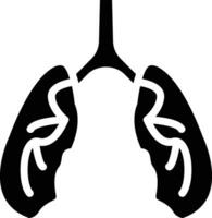 icono de vector de pulmones