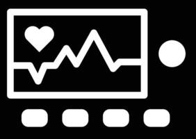 Heart Monitoring Vector Icon